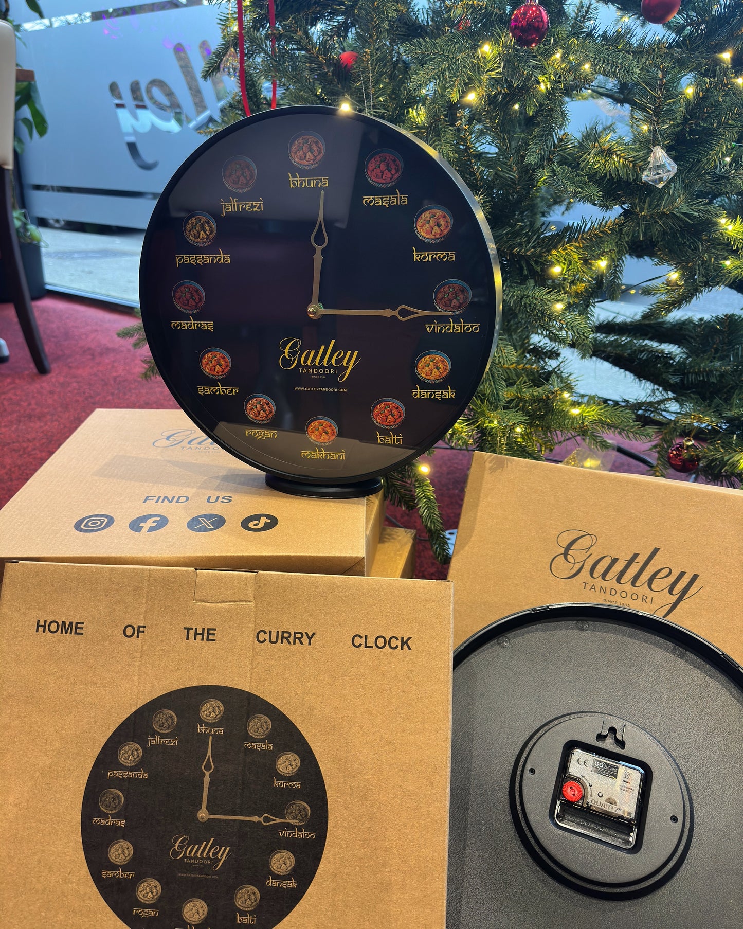 The Gatley Tandoori Curry Clock